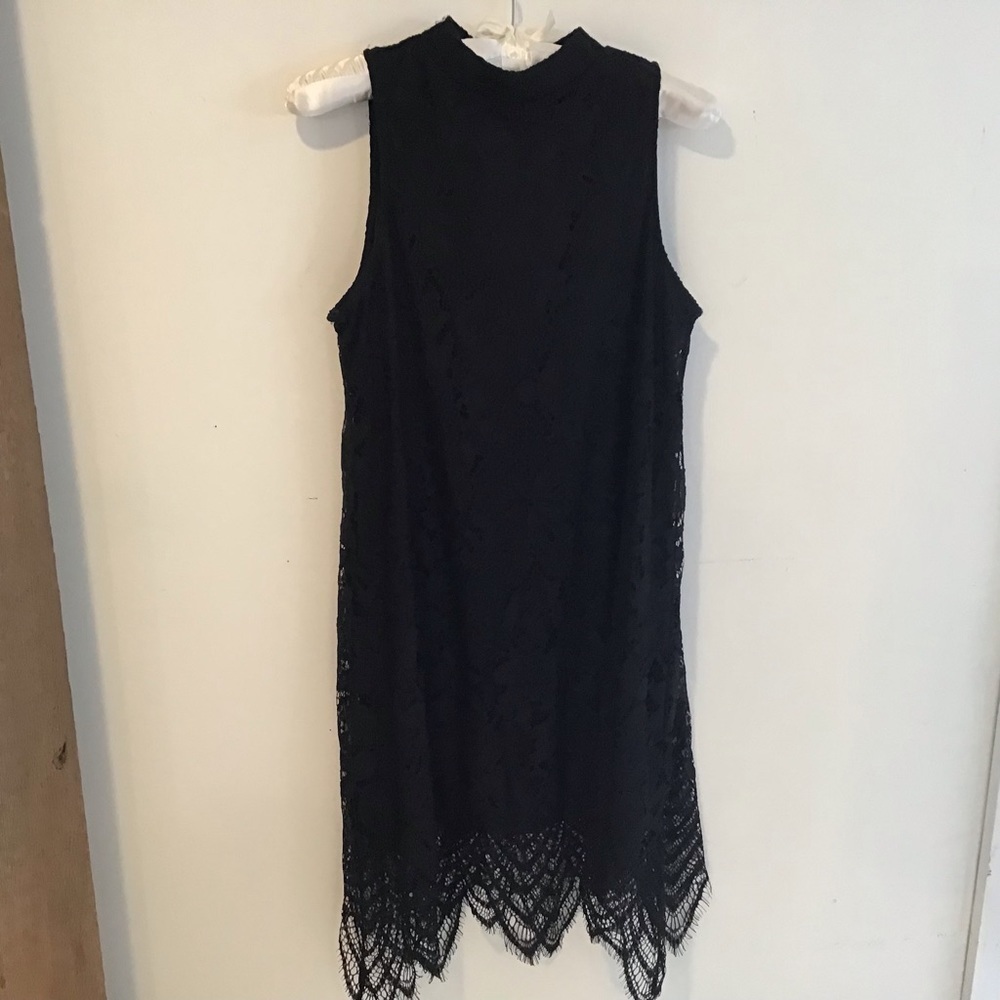 love fire little black lace dress size small.